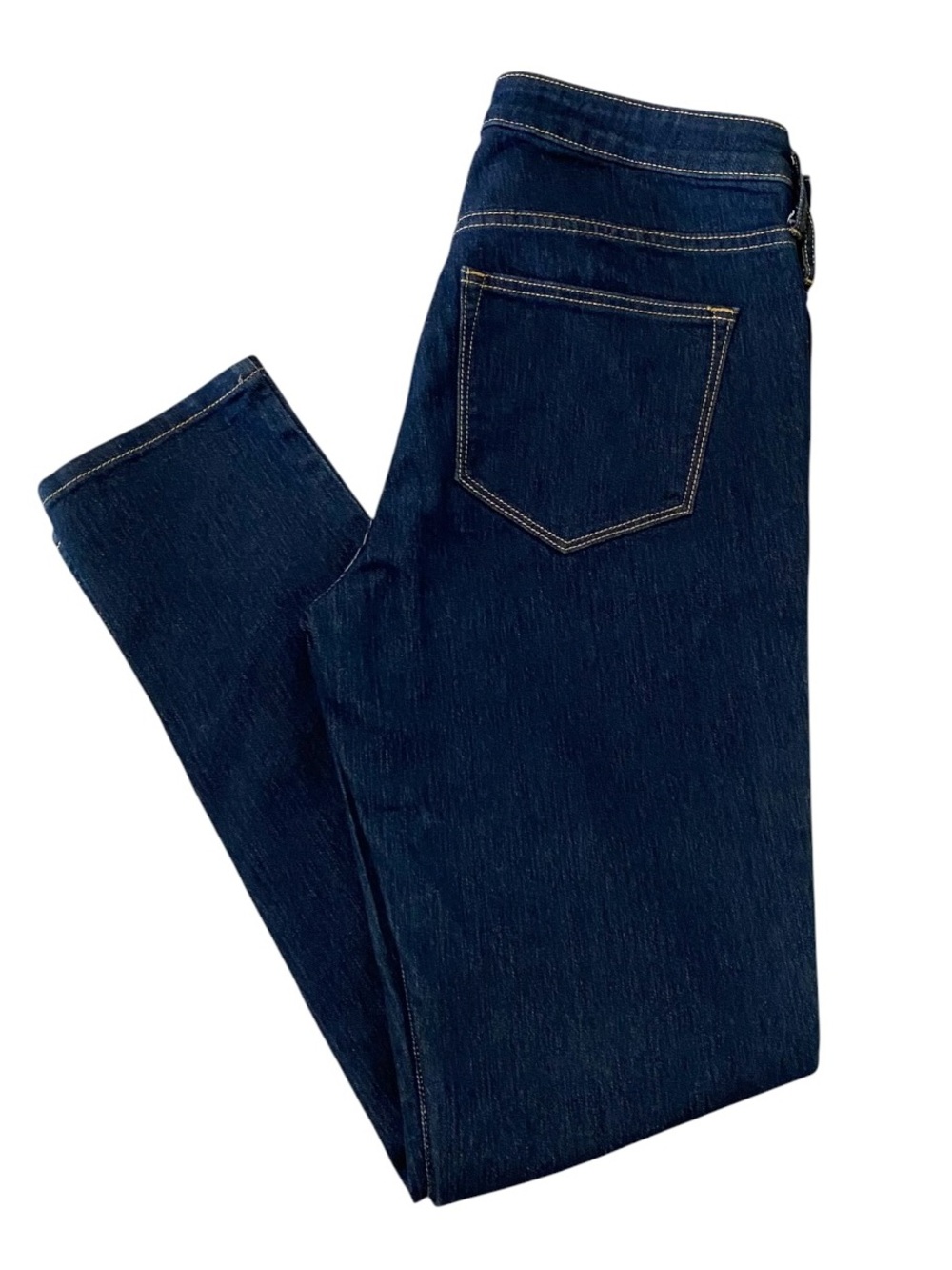 H&M AND Denim Y2K Dark Wash High Rise Ankle Skinny Jeans 29 Stretch - Picture 2 of 8
